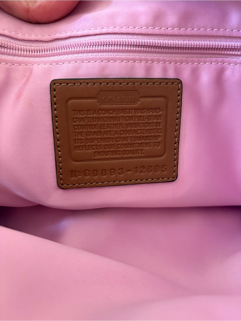 Vintage Coach Bonnie Satchel 12695 British Tan Leather Bag Y2K Charm - Picture 6 of 8